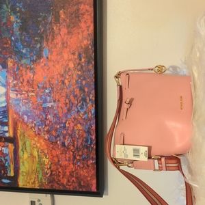 Michael kors MD bucket bag shoulder carnation
